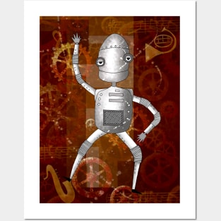 Dancing Robot Posters and Art